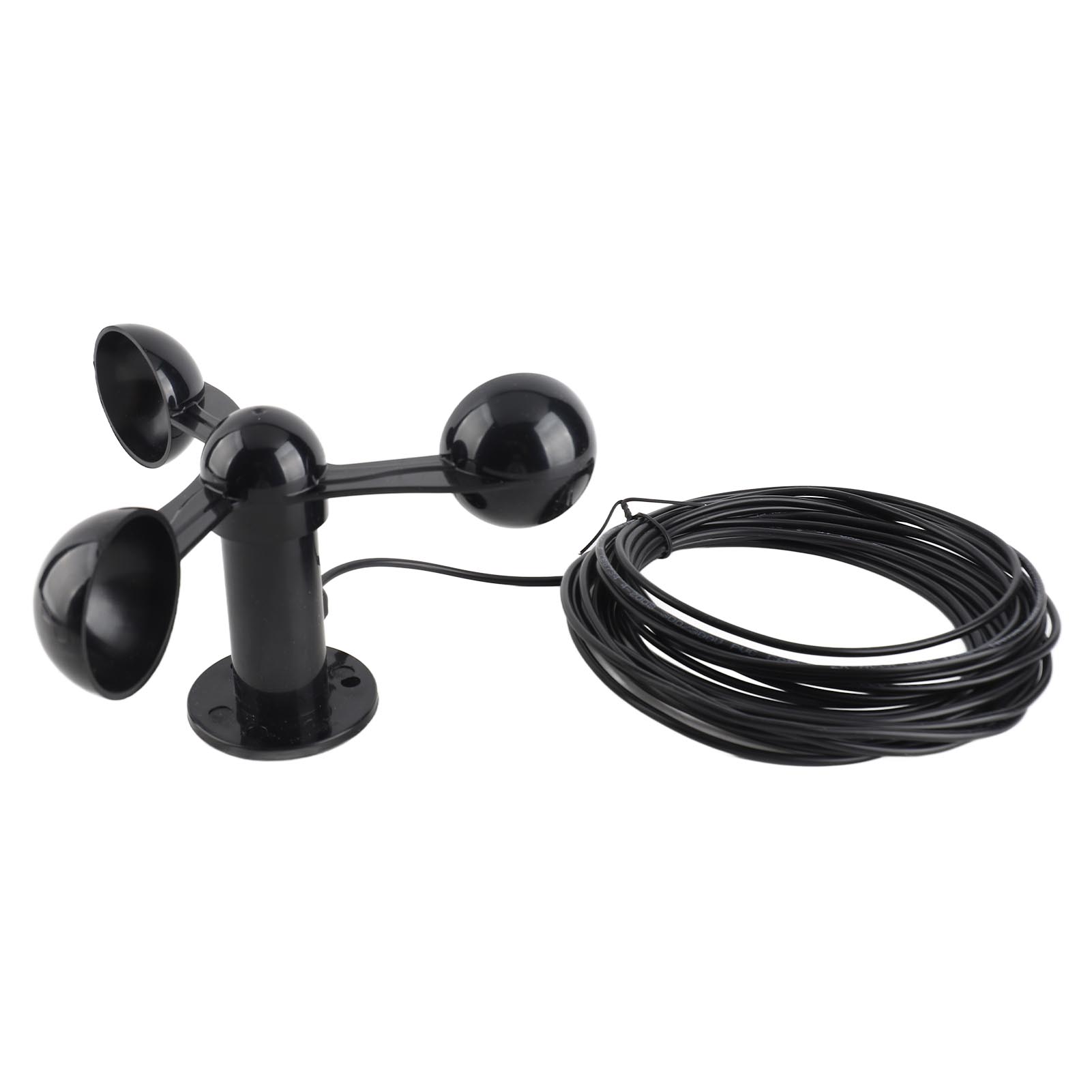 Anemometer Wind Speed - 3-Cup Wind Speed Sensor Anemometer Aluminum