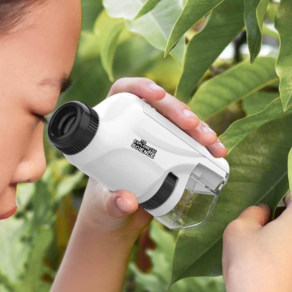 Science Max - Portable Handheld Microscope Kit 60X-120X HD