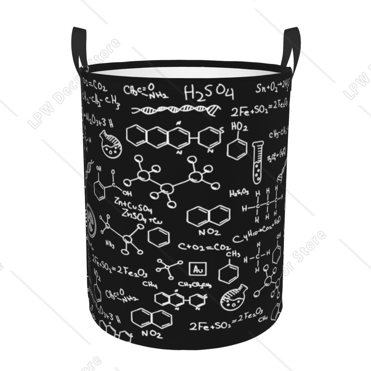 Science Nursery - Custom Science Chemistry Pattern Laundry Basket