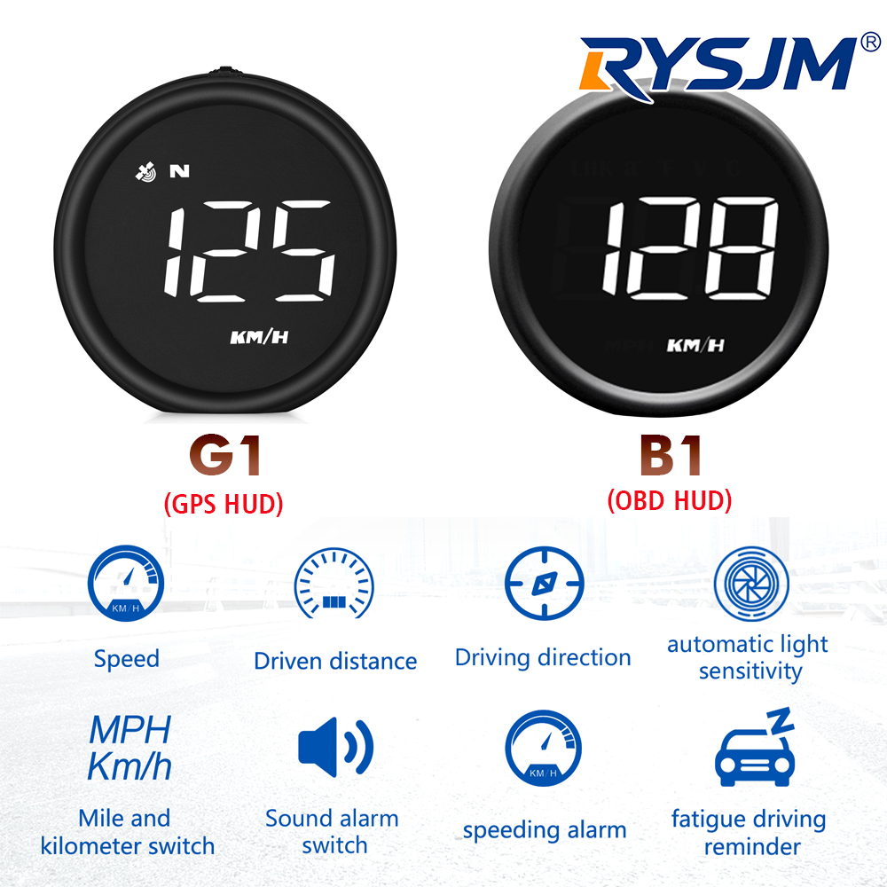 G1 GPS HUD & B1 OBD2 On-board  - Anemometer Wind Speed บทวิจารณ์และราคา