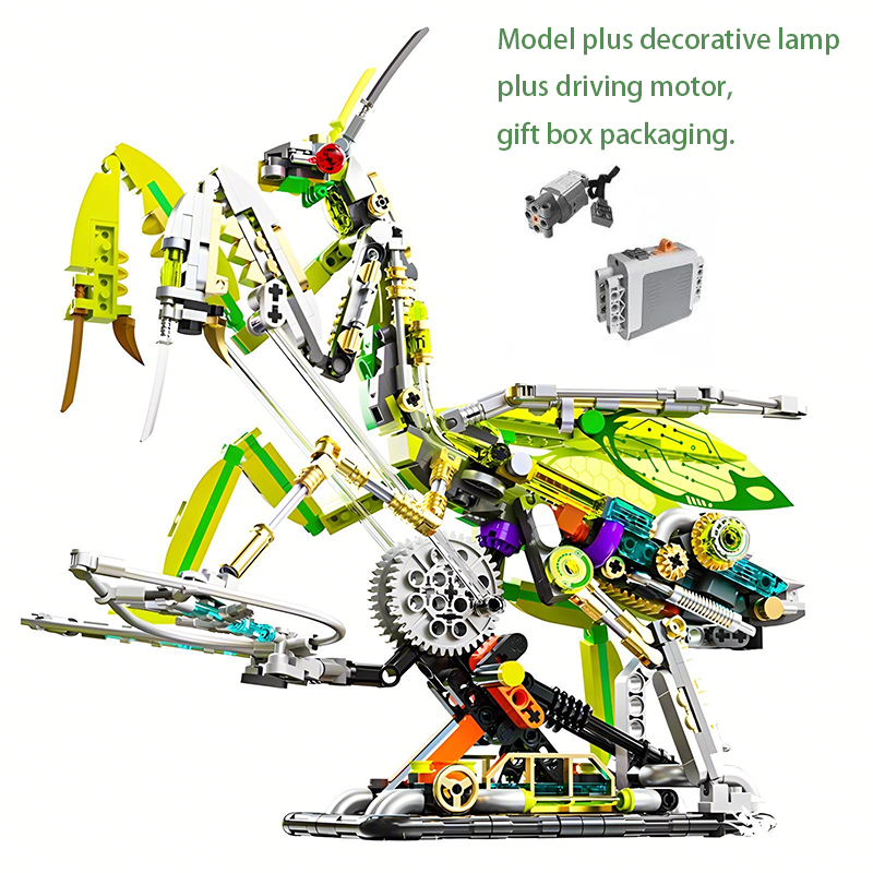 DIY Mantis building blocks sem - Science Toys Diy บทวิจารณ์และราคา