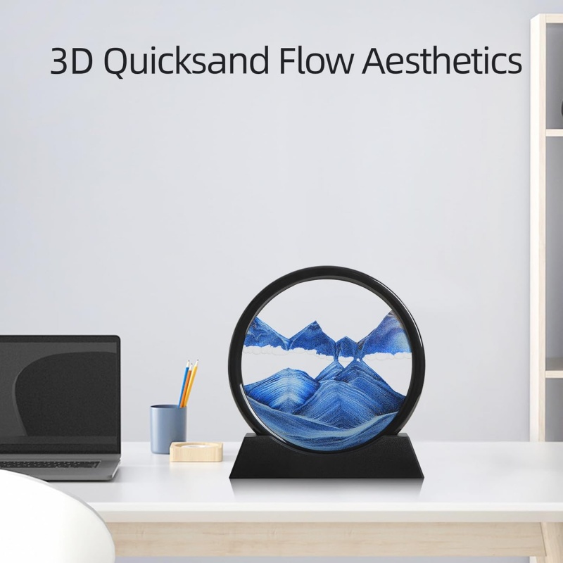 3D Hourglass Quicksand Moving  - Newton Cradle Large บทวิจารณ์และราคา