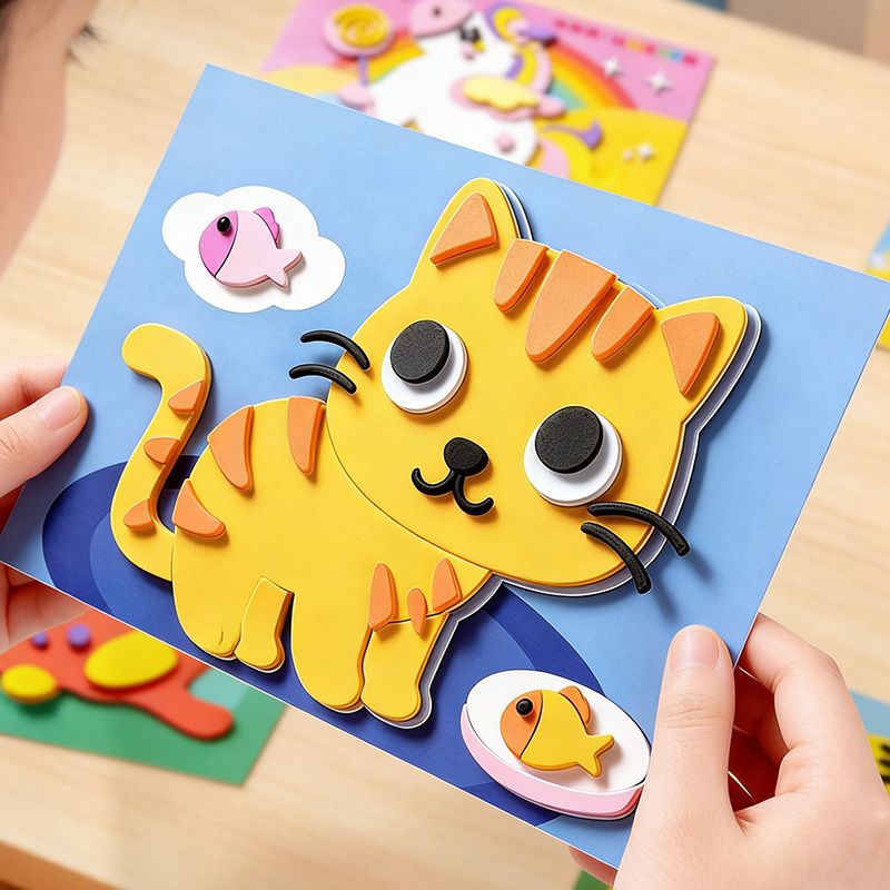 Children's 3D Stickers, 10 Ran - Science Toys Diy บทวิจารณ์และราคา