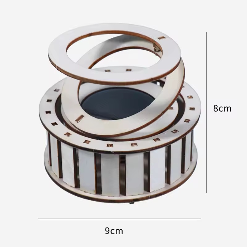 1 PCS DIY Solar Double Ring Ma - Science Toys Diy บทวิจารณ์และราคา