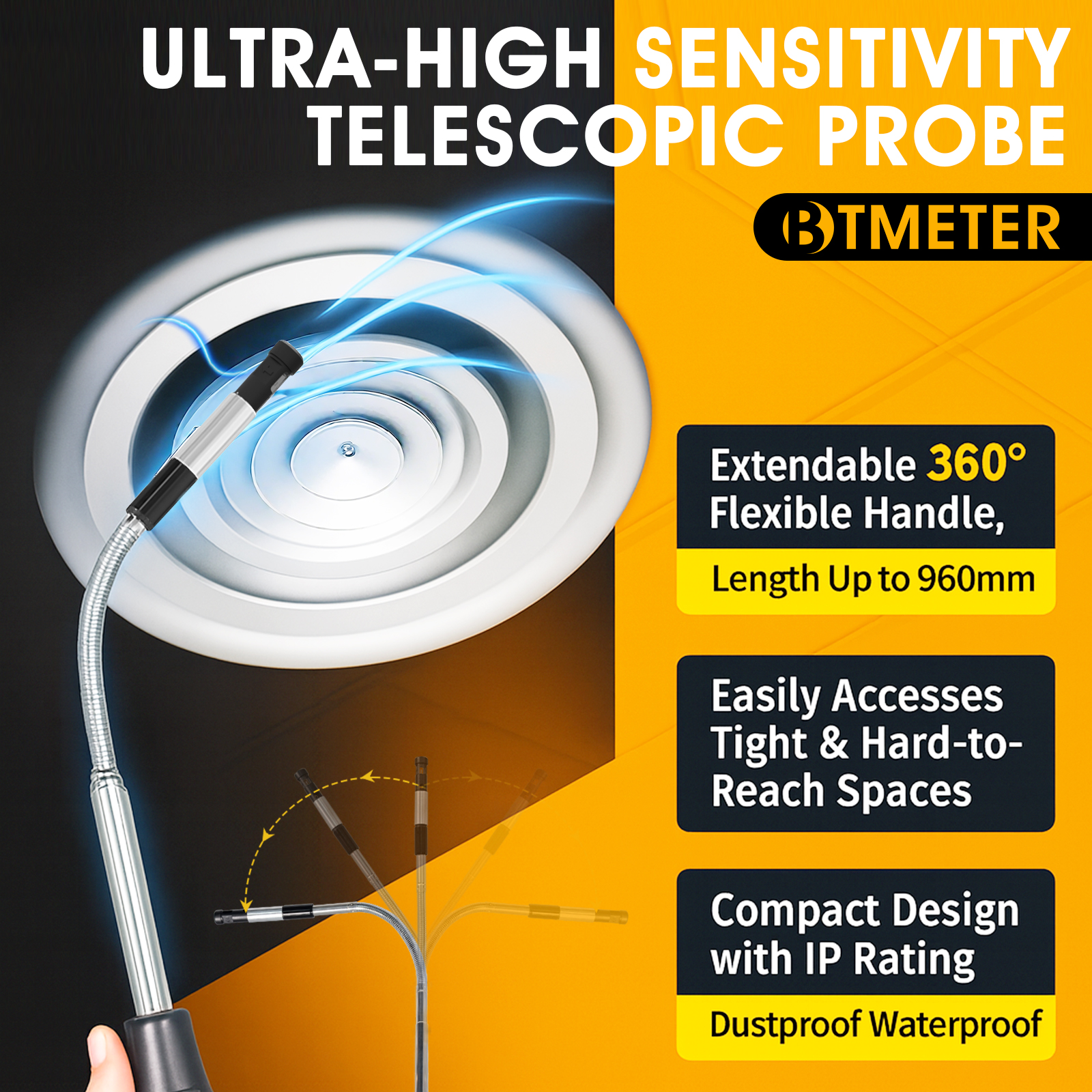 2026 New Model BT-9000F Handhe - Anemometer Wind Speed บทวิจารณ์และราคา