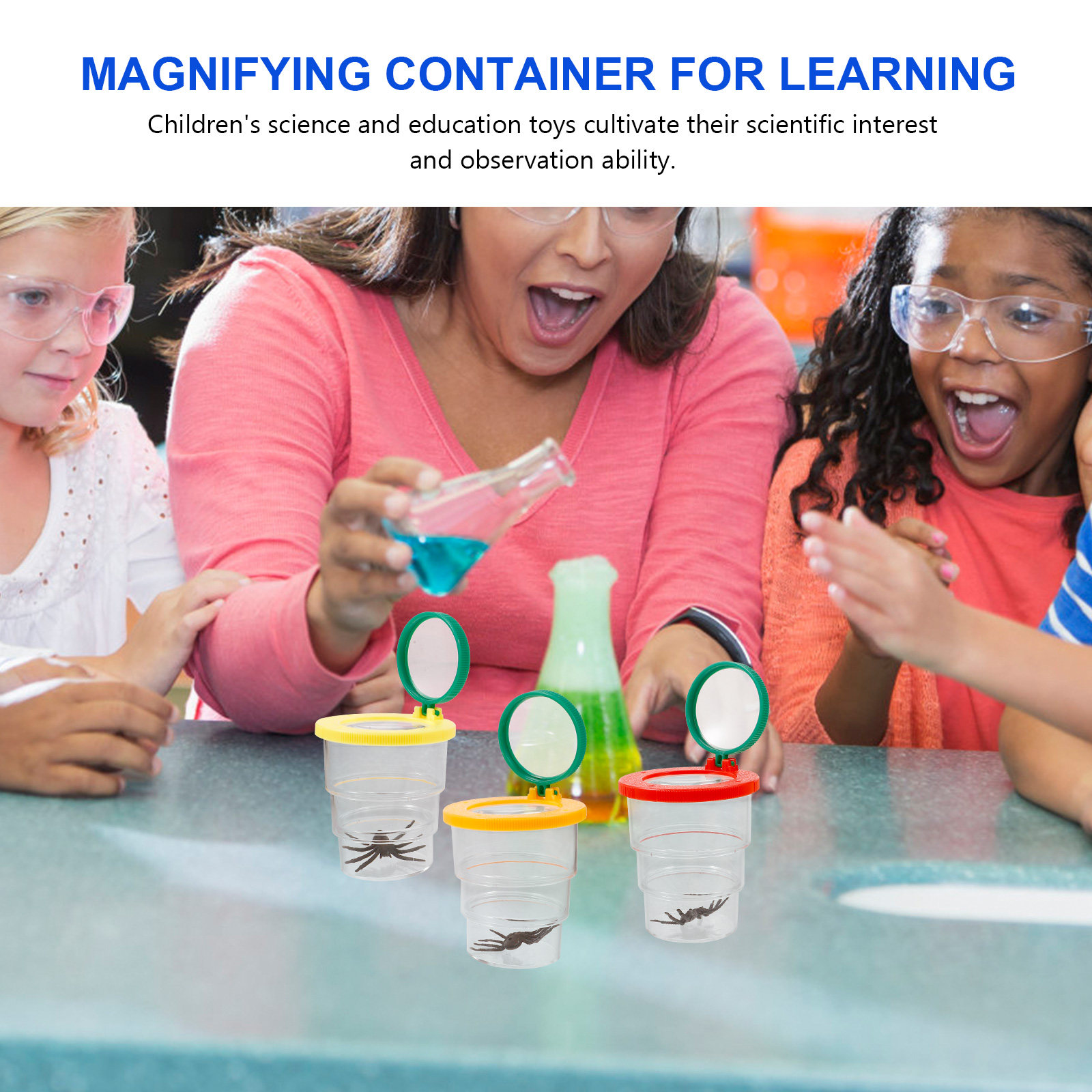 3Pcs Student Magnifying Observ - Science Toys บทวิจารณ์และราคา