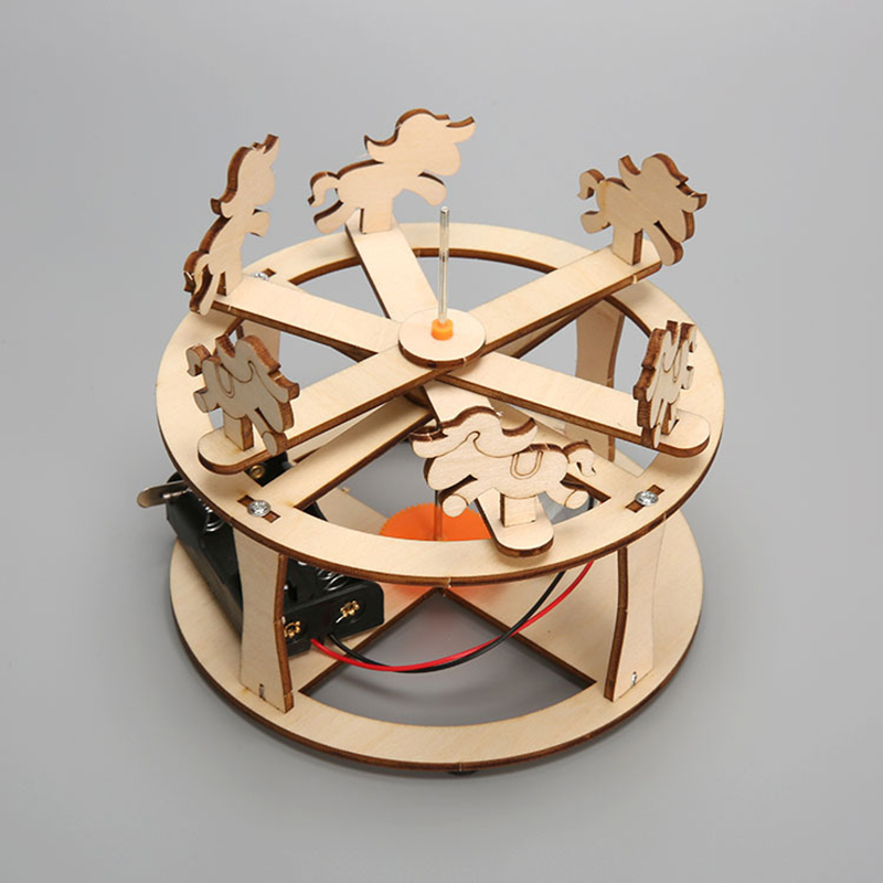 HUAHUABuild Your Own Carousel  - Science Toys Diy บทวิจารณ์และราคา