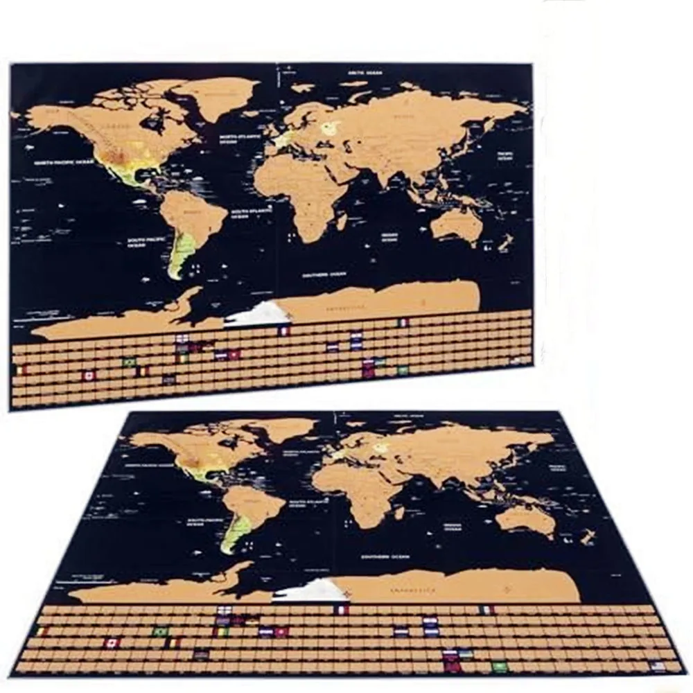 New Deluxe Travel Scratch Worl - Star Map Poster บทวิจารณ์และราคา