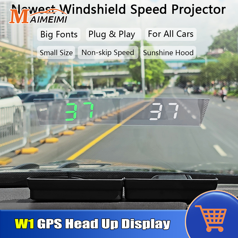 W1 Car HUD Head Up Display Win - Anemometer Wind Speed บทวิจารณ์และราคา
