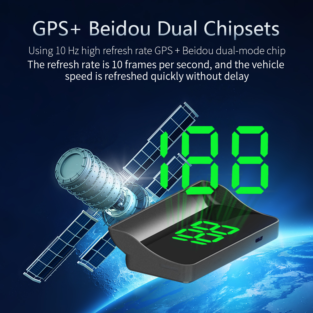 W1 Car HUD Head Up Display Win - Anemometer Wind Speed บทวิจารณ์และราคา