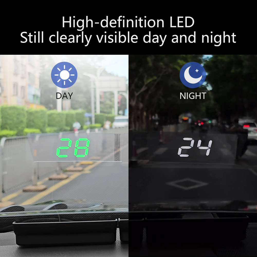 W1 Car HUD Head Up Display Win - Anemometer Wind Speed บทวิจารณ์และราคา