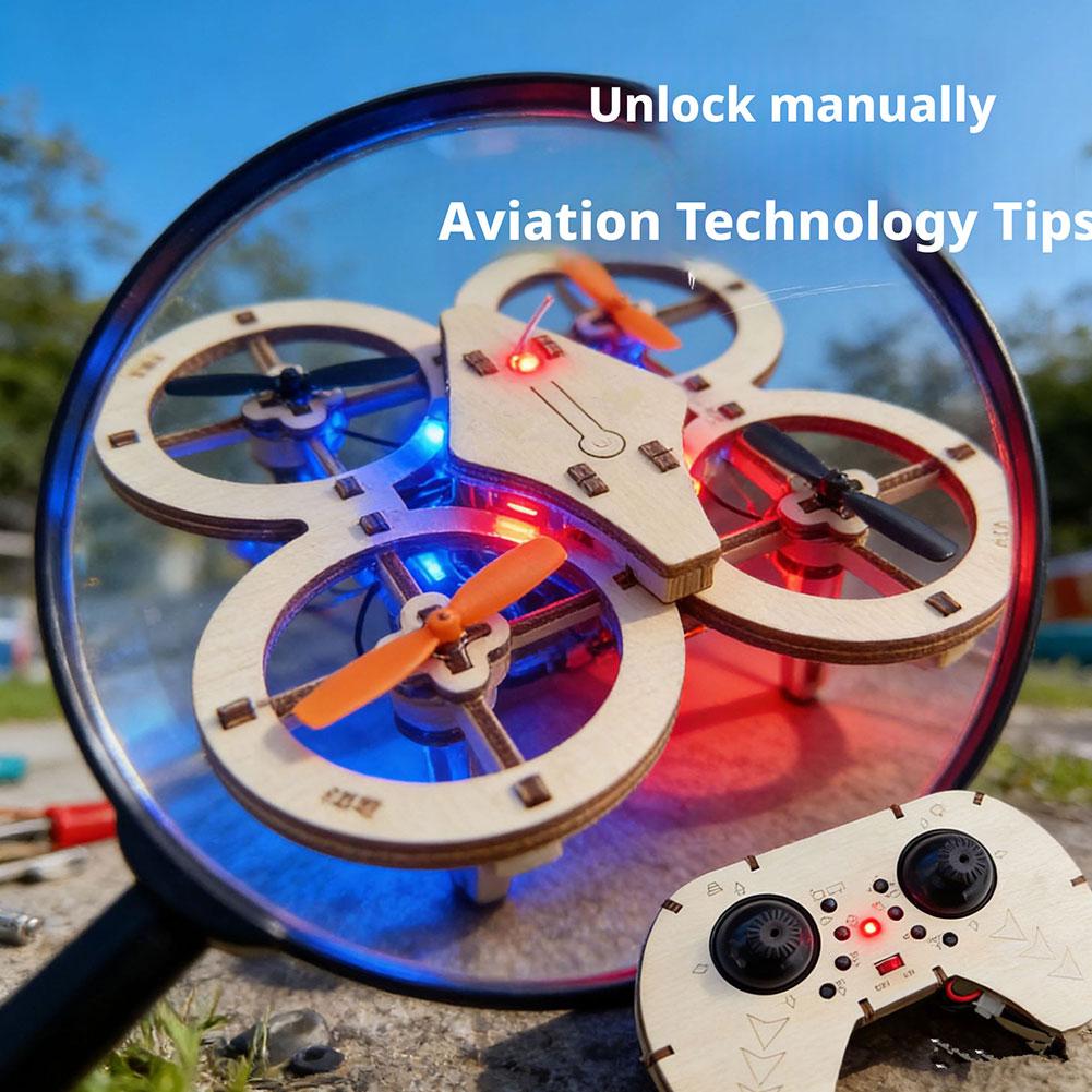 DIY Wooden RC Drone Quadcopter - Science Toys Diy บทวิจารณ์และราคา