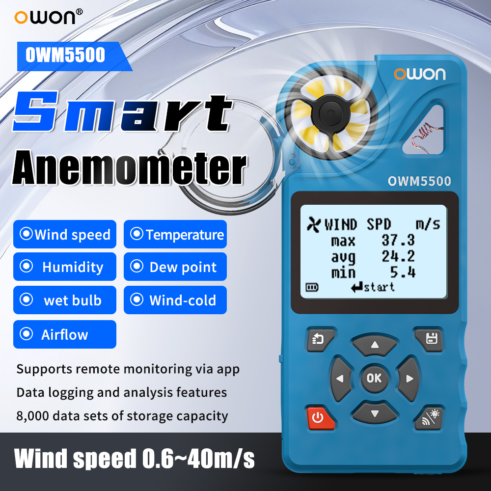 OWM5500 Digital Anemometer Han - Anemometer Wind Speed บทวิจารณ์และราคา