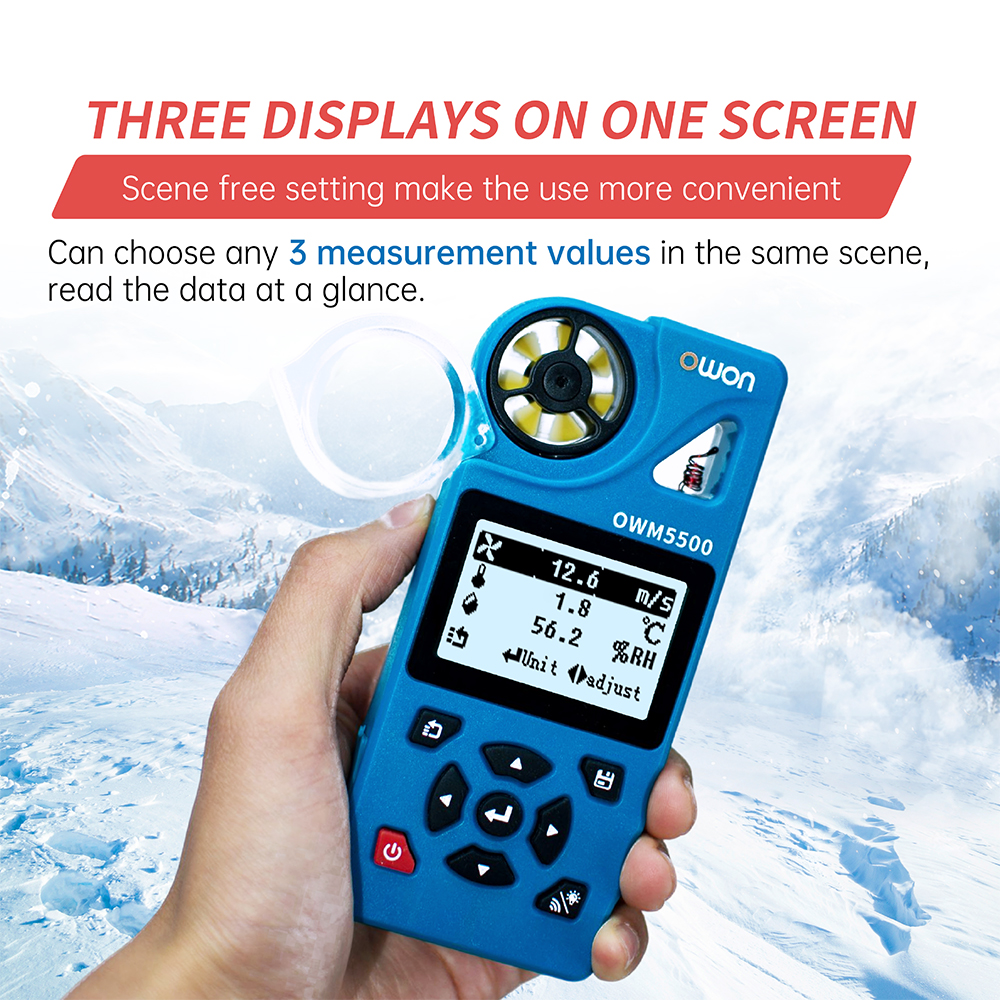OWM5500 Digital Anemometer Han - Anemometer Wind Speed บทวิจารณ์และราคา