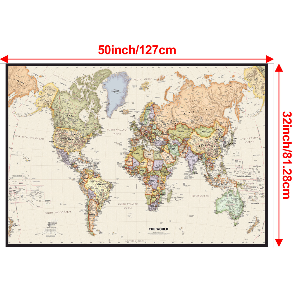 127x81cm/50x32inch Vintage Wor - Star Map Poster บทวิจารณ์และราคา