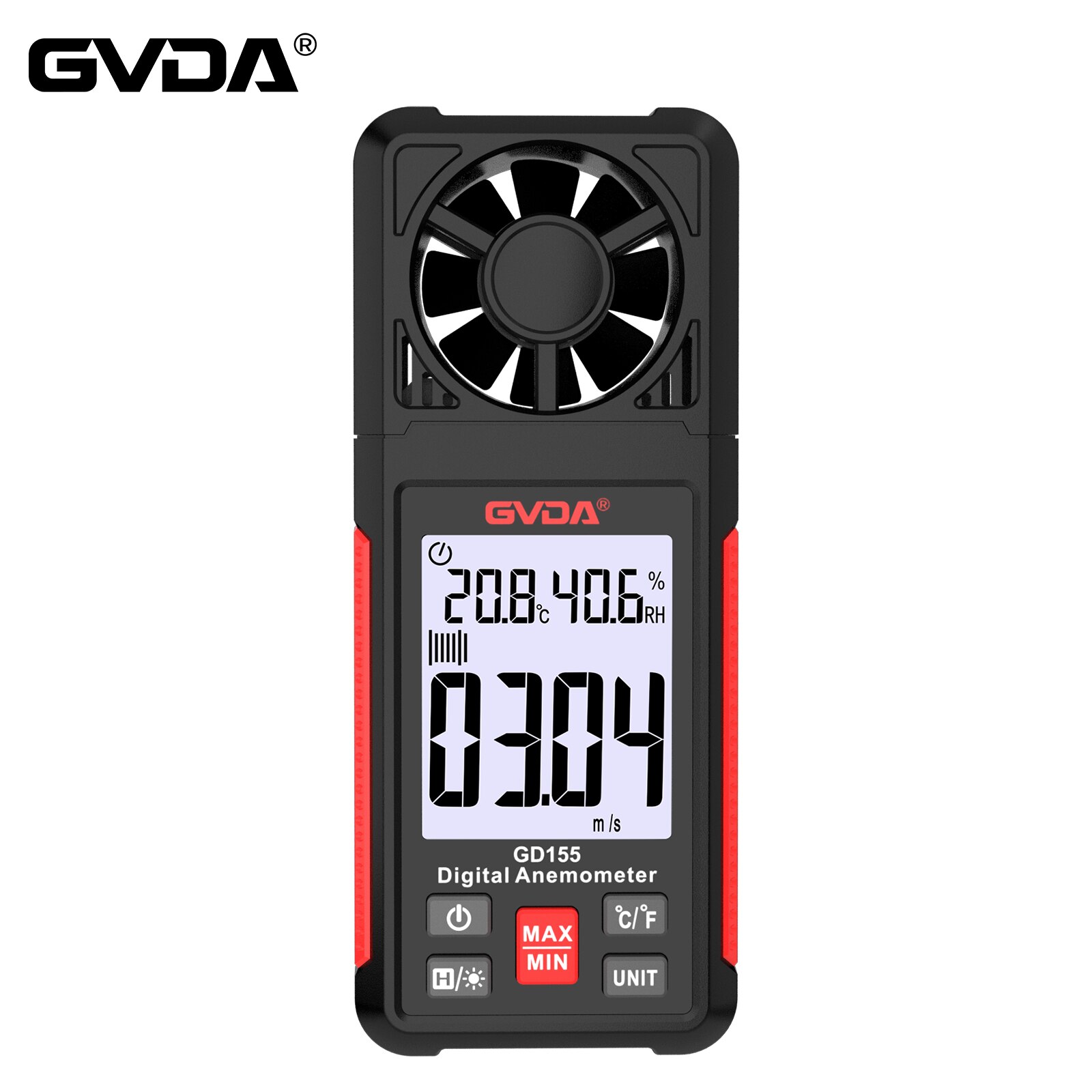 GVDA Digital Anemometer Handhe - Anemometer Wind Speed บทวิจารณ์และราคา