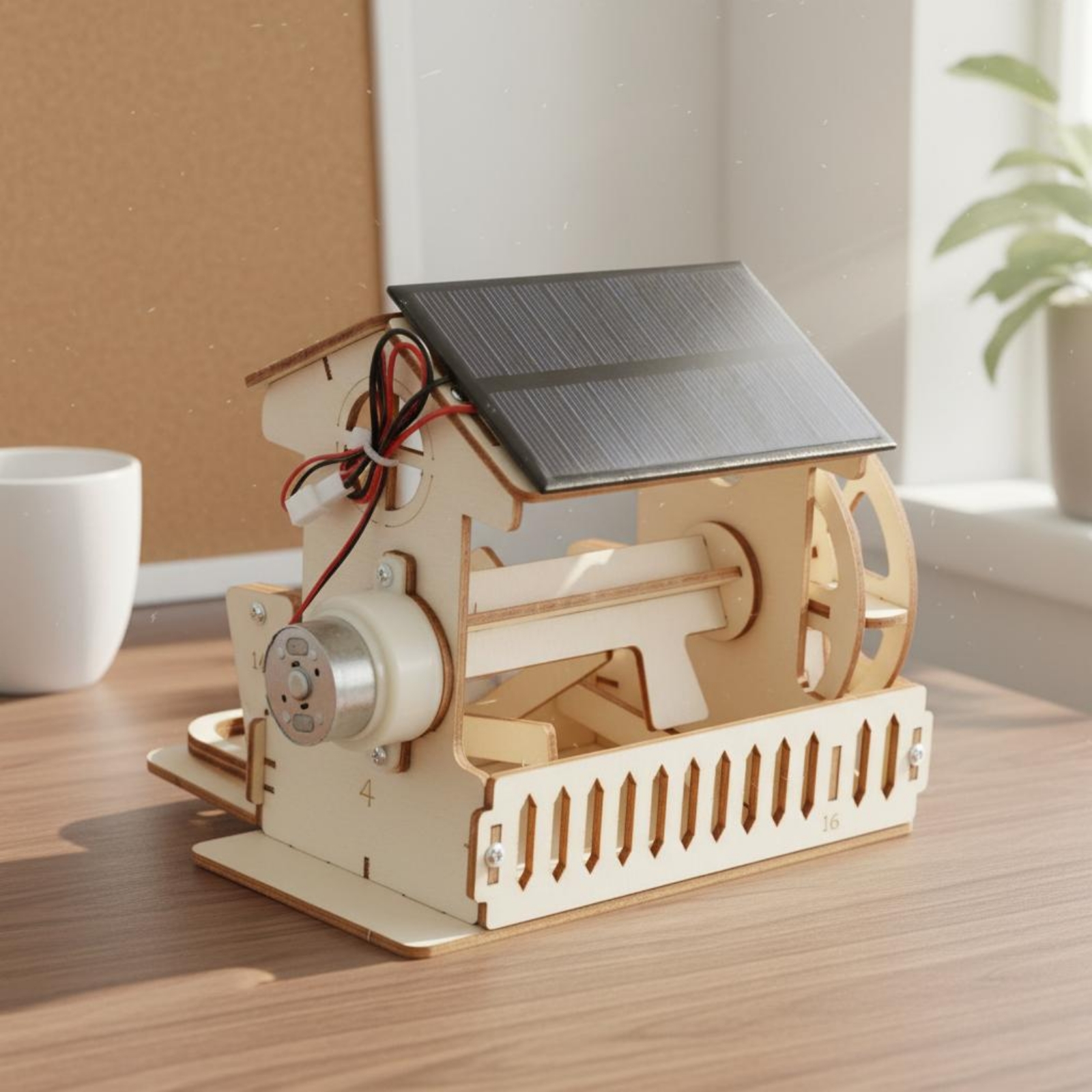 Rice Hulling Water Wheel Hands - Science Toys Diy บทวิจารณ์และราคา