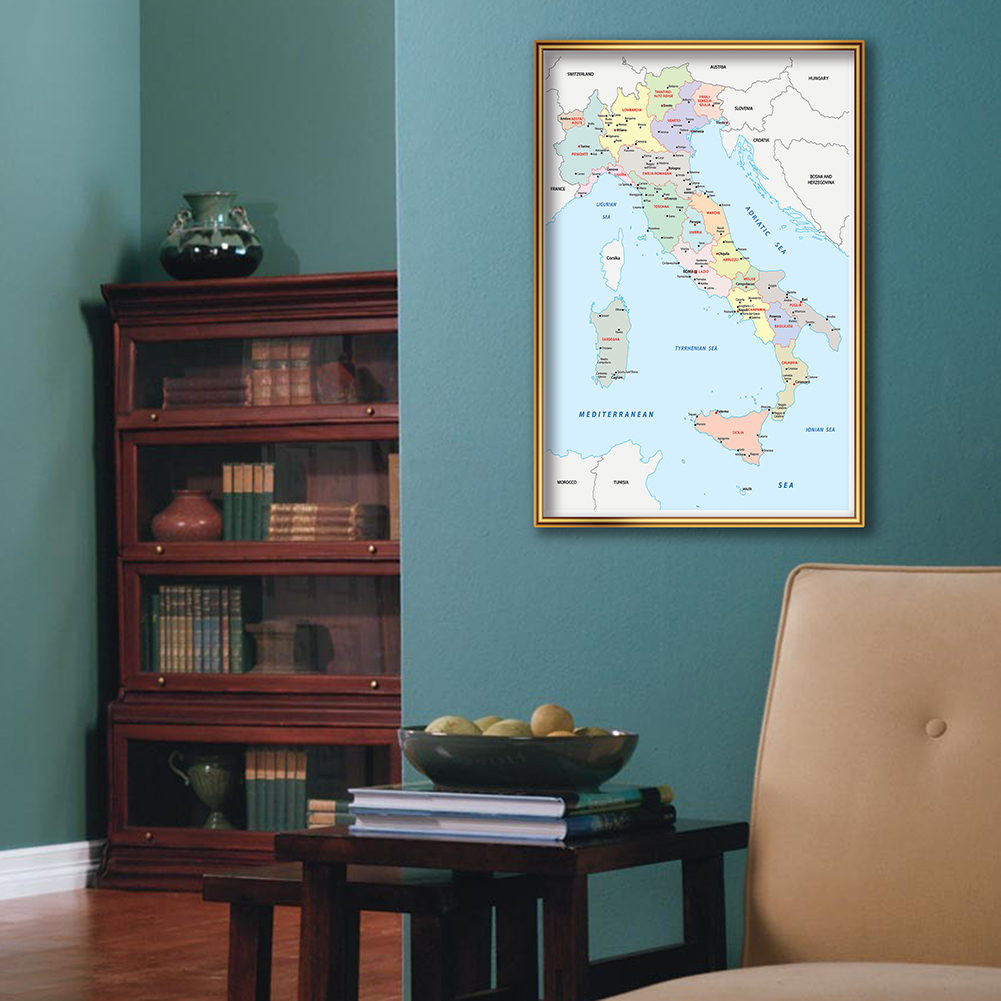 42*59cm In Italian Political M - Star Map Poster บทวิจารณ์และราคา