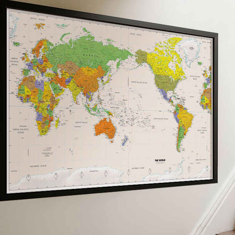 Wall Map,Polyester,World Map W - Star Map Poster บทวิจารณ์และราคา