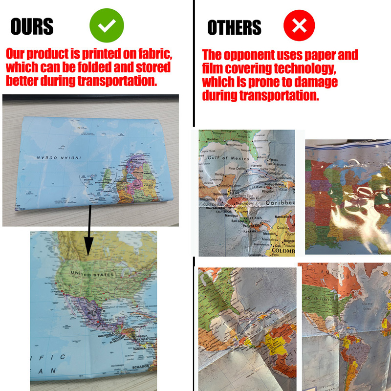 Wall Map,Polyester,World Map W - Star Map Poster บทวิจารณ์และราคา