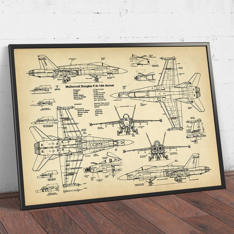 Air Force Plane F18 Hornet Pat - Star Map Poster บทวิจารณ์และราคา