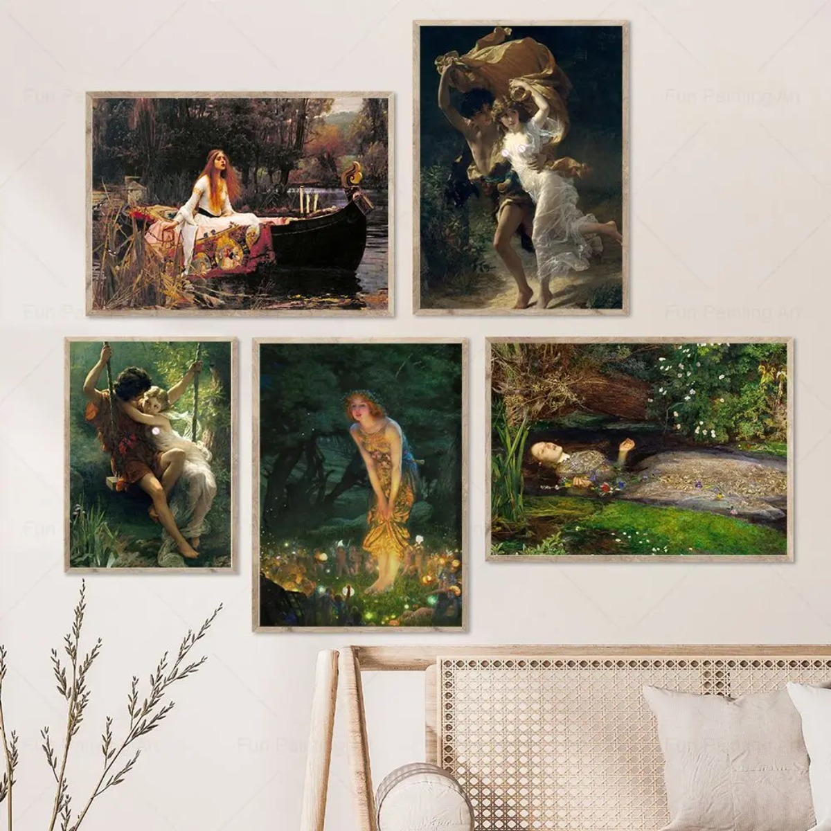 Pre-Raphaelite British Art Set - Star Map Poster บทวิจารณ์และราคา