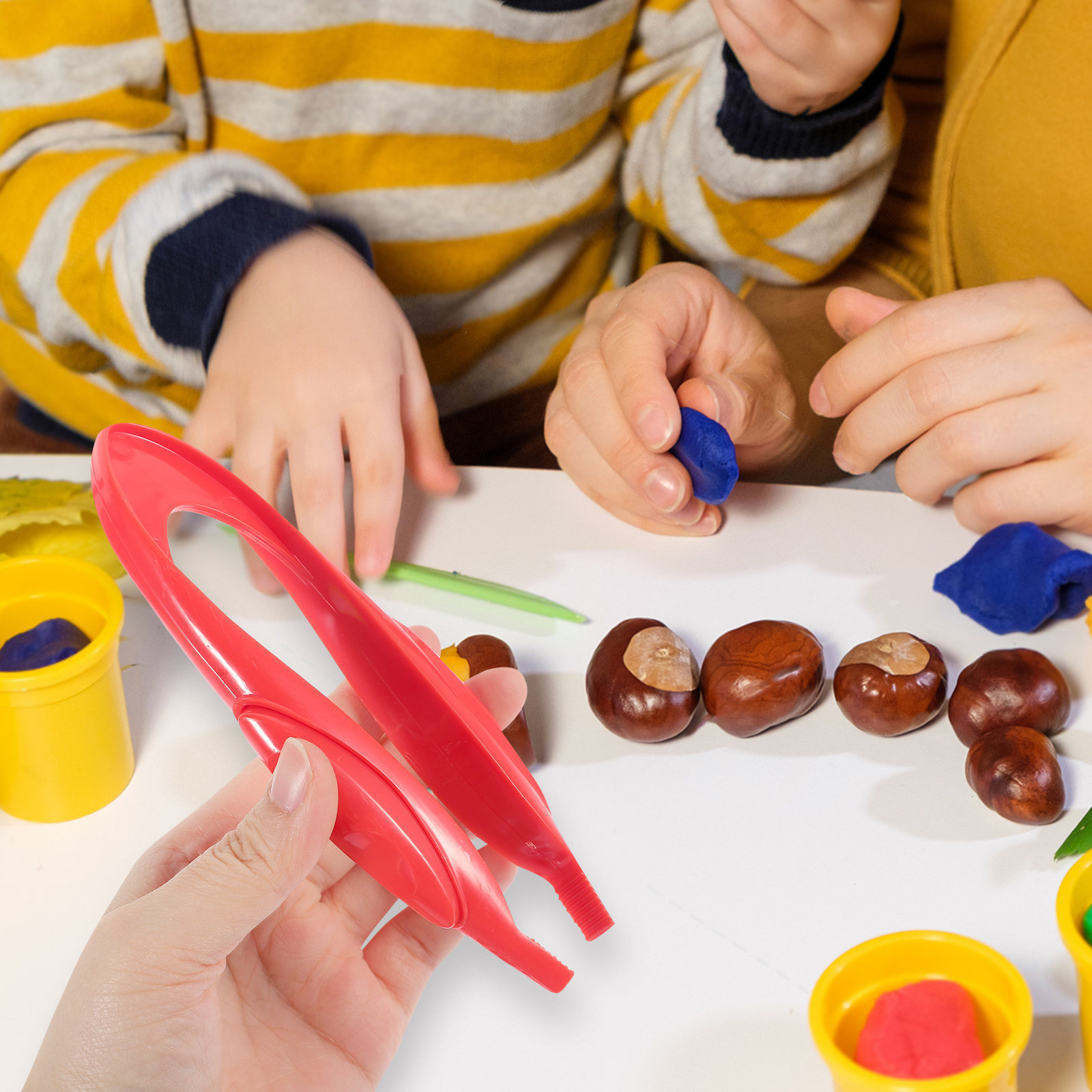 4Pcs Kids Plastic Tweezers Erg - Science Toys บทวิจารณ์และราคา