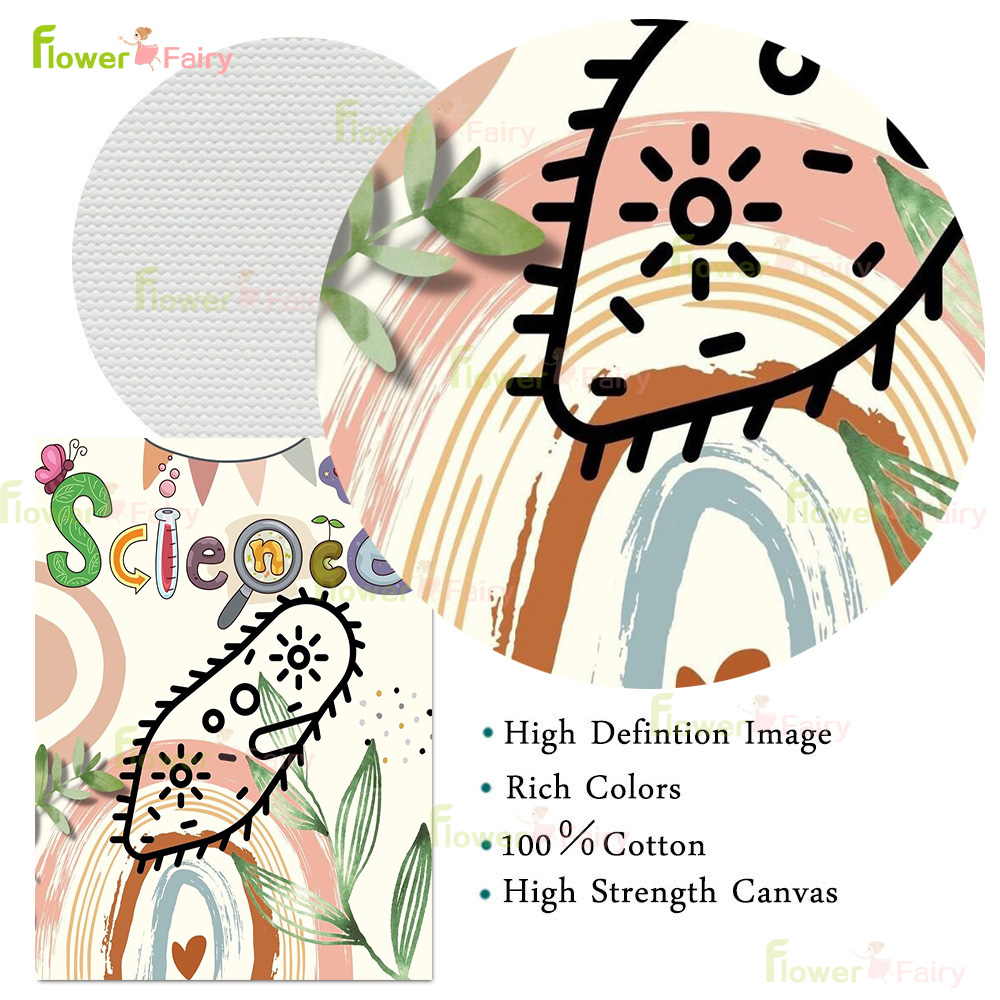 Cartoon Microbiology Watercolo - Science Nursery บทวิจารณ์และราคา