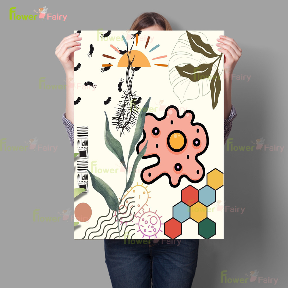 Cartoon Microbiology Watercolo - Science Nursery บทวิจารณ์และราคา