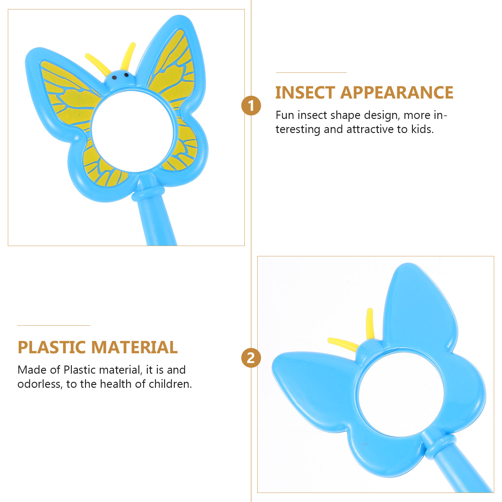 3Pcs Plastic Kids Magnifying G - Science Toys บทวิจารณ์และราคา