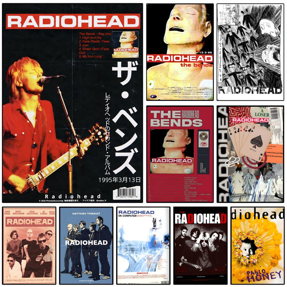 Rock Band Characters Radiohead - Star Map Poster บทวิจารณ์และราคา