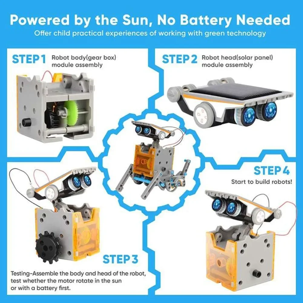 13 in 1 Solar Powered Robot Sc - Science Toys Diy บทวิจารณ์และราคา