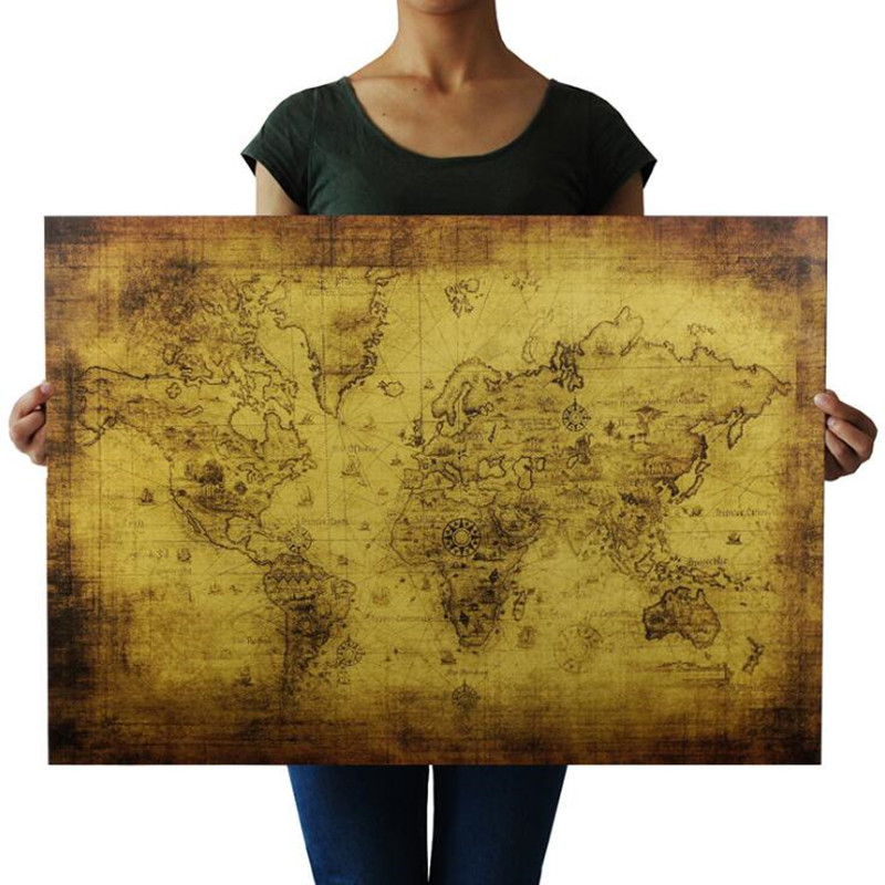 Large 72.5X51.5cm Vintage The  - Star Map Poster บทวิจารณ์และราคา