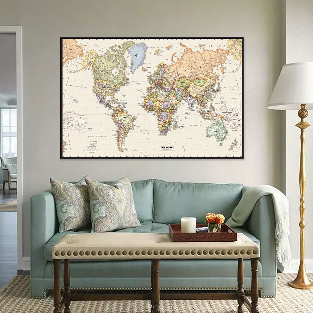 Vintage Hanging Poster World M - Star Map Poster บทวิจารณ์และราคา
