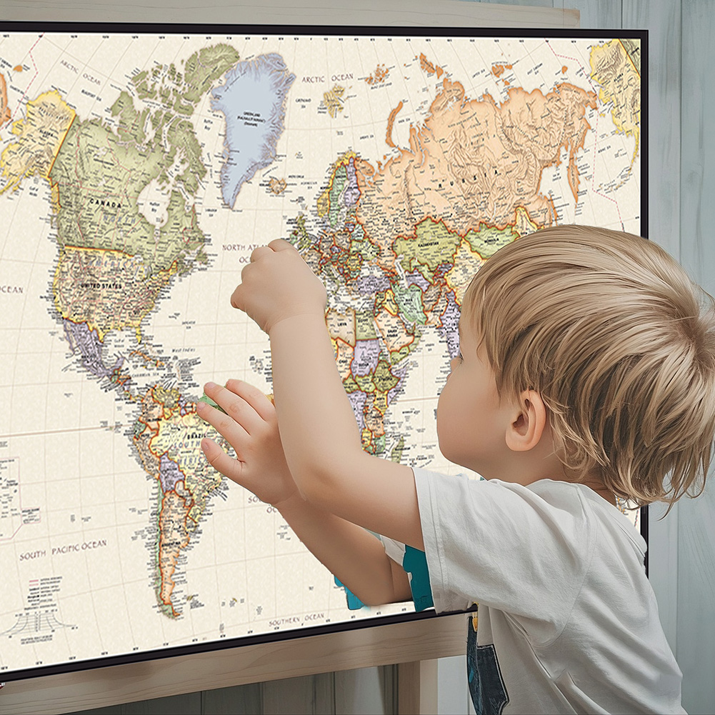 Vintage Hanging Poster World M - Star Map Poster บทวิจารณ์และราคา